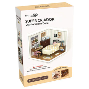 Quarto Aconchegante dos Sonhos Casa Miniatura DIY
