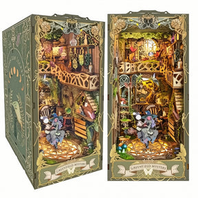 Reino Verde das Fadas Book Nook DIY