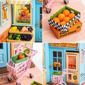 Super Fruteira Casa Miniatura DIY