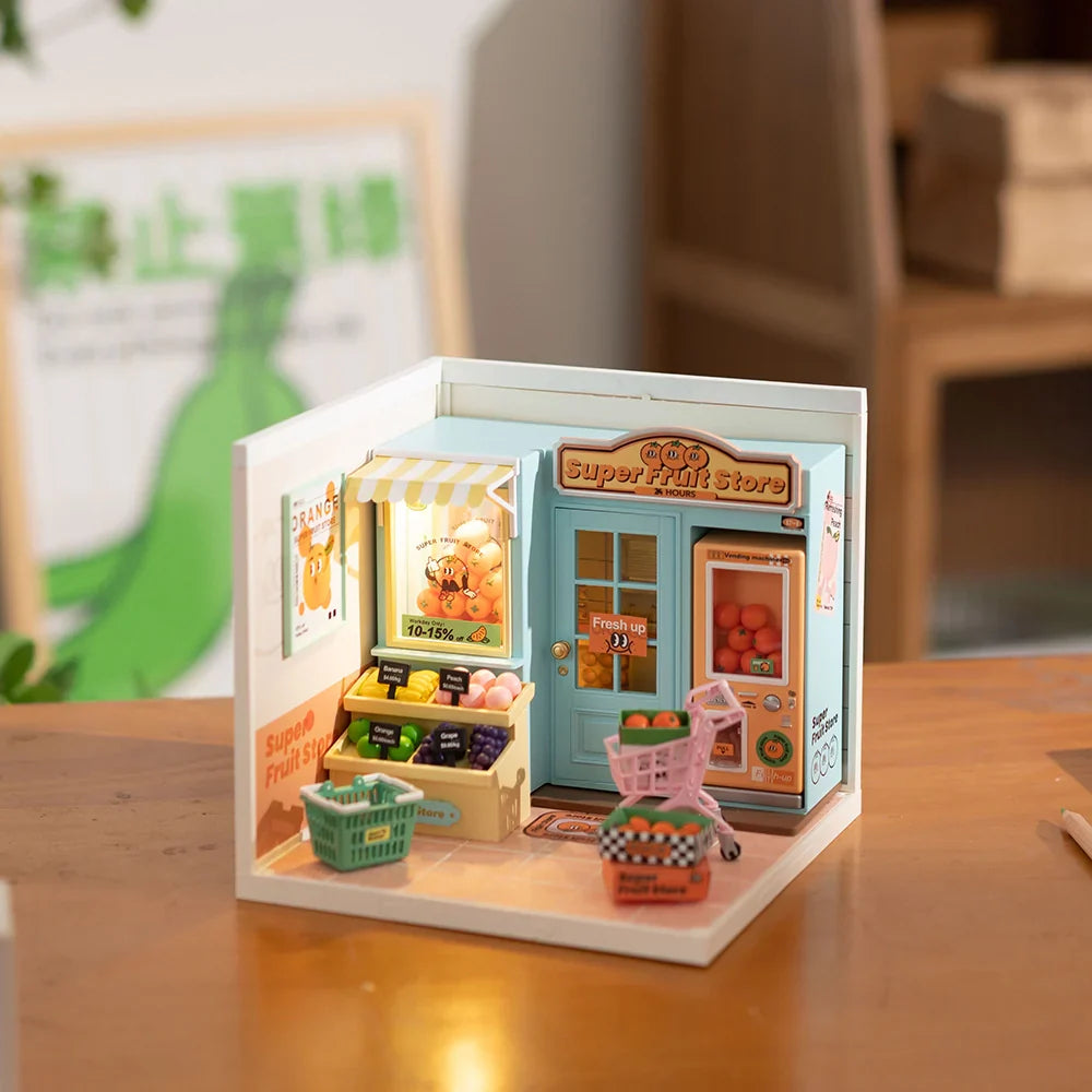 Super Fruteira Casa Miniatura DIY
