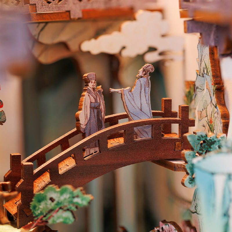 Vilarejo Oriental Book Nook DIY